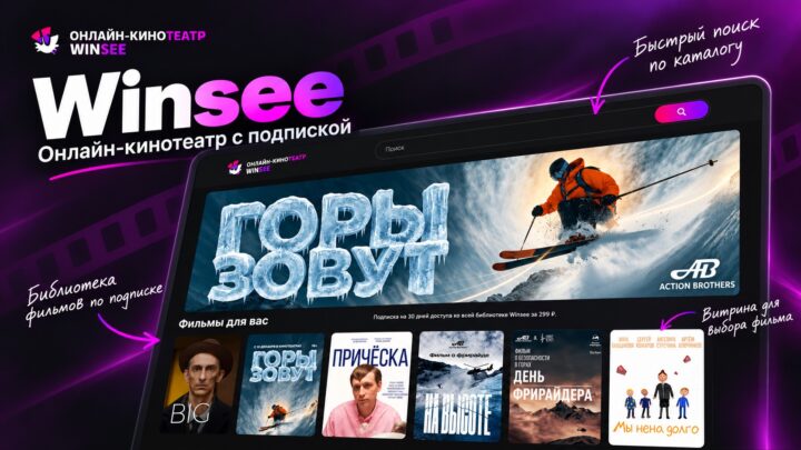 Winsee — создание онлайн-кинотеатра с подписками на WordPress