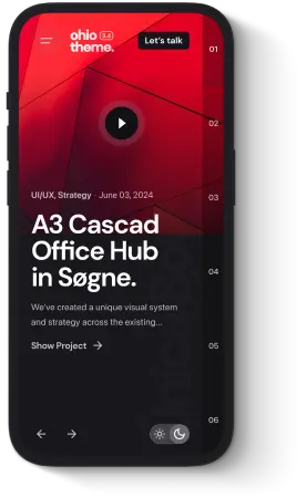 Мобильная версия сайта: каталог на экране смартфона