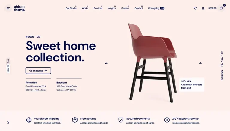 Страница проекта в портфолио с описанием задачи